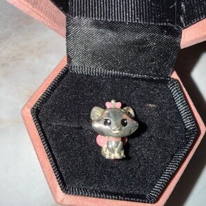 Pandora Aristocats Figurine with Pink Accents Charm